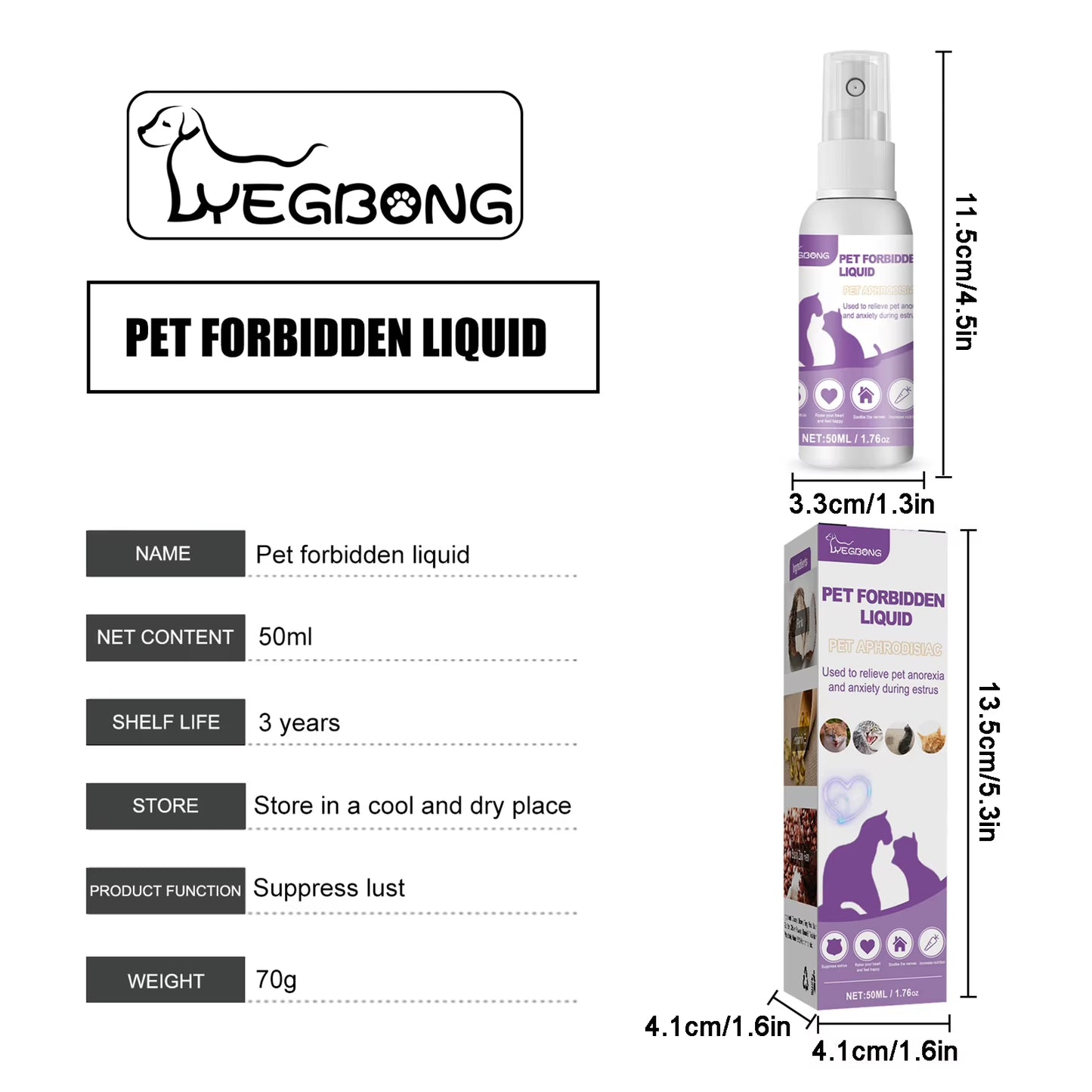 Calming Diffuser Dog Calming Spray for Cats Safe Healthy Anti-Anxiety Liquid Sprays for Cars New Environments Remedies Calm Down