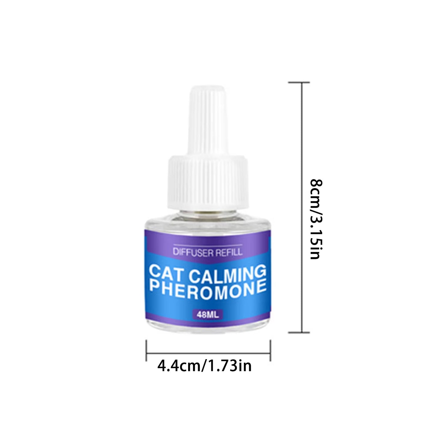 48/96Ml Pet Calming Diffuser Comfort Natural Pheromone Diffuser Calming Pheromone Long Lasting Calming Diffuser for Cats, Dogs