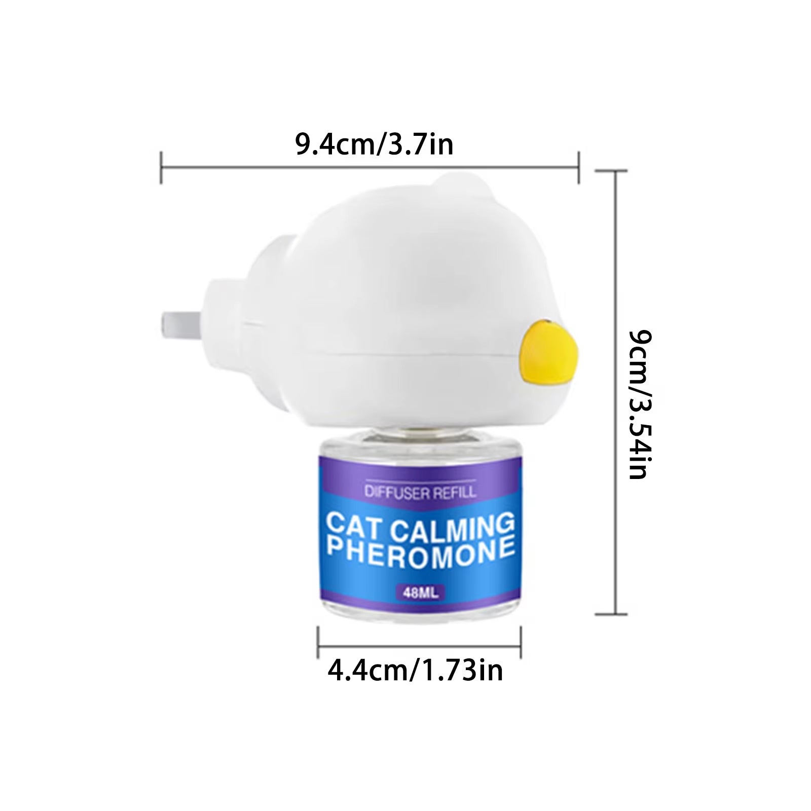 48/96Ml Pet Calming Diffuser Comfort Natural Pheromone Diffuser Calming Pheromone Long Lasting Calming Diffuser for Cats, Dogs